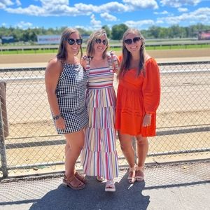 Smocked Tie Strap Dress